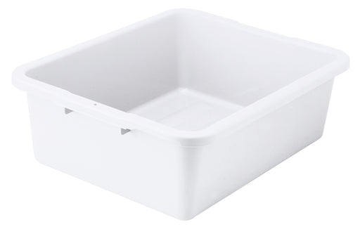 7" Dish Box, Heavy-duty, White (6 Each)-cityfoodequipment.com