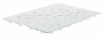 Drain Shelf for PFSF & PFFW series, 13" x 21-1/8", Clear, PC, NSF (12 Each)-cityfoodequipment.com