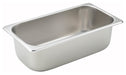Straight-sided Steam Pan, 1/3 Size, 4", 25 Ga S/S (12 Each)-cityfoodequipment.com