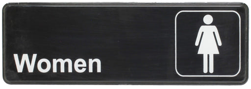 Sign 9" x 3" x 1/8", Women QTY-12-cityfoodequipment.com
