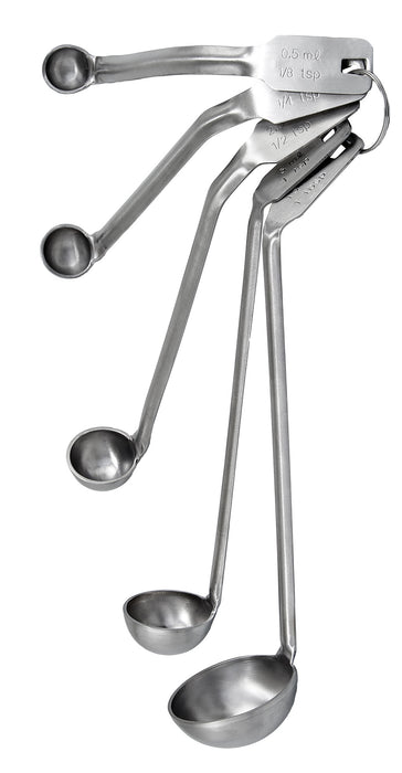 Mini Ladle Set, 1/8 tsp, 1/4 tsp, 1/2 tsp, 1 tsp, 1 tbsp (12 Set)-cityfoodequipment.com