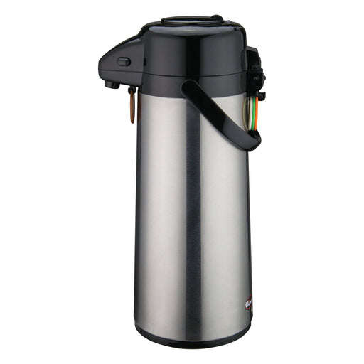 2.5L Glass Lined Airpot w/Push Button Top, S/S Body (6 Each)-cityfoodequipment.com