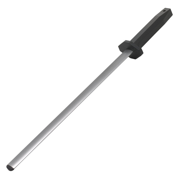 12" Sharpening Steel, Oval, Diamond (6 Each)-cityfoodequipment.com