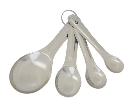 Thunder Group SLMC2415 4 Piece Measuring Spoon Set, Stainless - 24, (set)-cityfoodequipment.com