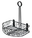 Oblong Condiment Caddy, 8-1/4" x 6-1/4", Black Wire (12 Each)-cityfoodequipment.com
