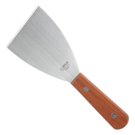 Scraper, Wooden Hdl, 4-3/8" x 3" Blade (12 Each)-cityfoodequipment.com