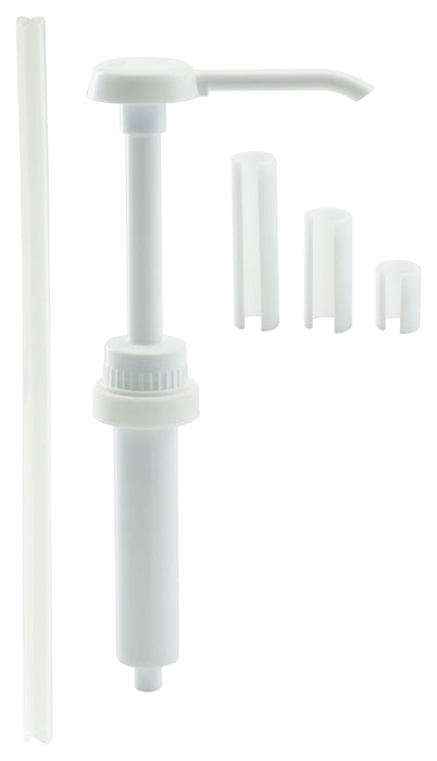 Pump Dispenser w/3 Capacity Restrictors for 1-Gal Jug, 17"L O.A, 1-1/2" Dia Cap (12 Set)-cityfoodequipment.com