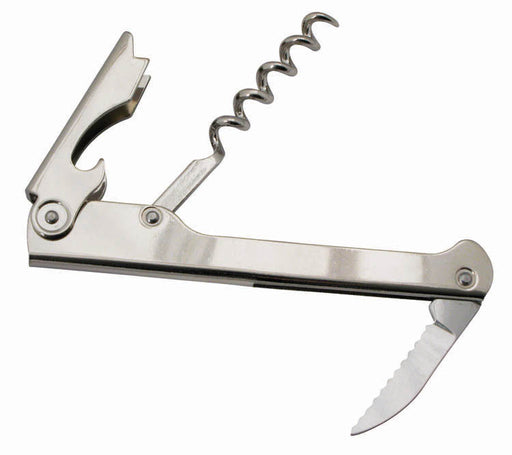 Waiter Cork Screw, Economy, S/S (12 Each)-cityfoodequipment.com