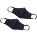 Face Mask, 2-Ply, 100% Cotton, L/XL, Black, 2pcs/pk (50 Pack)-cityfoodequipment.com