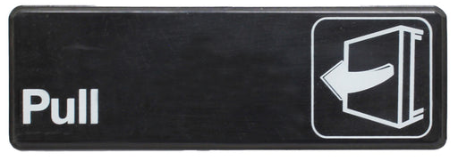 Sign 9" x 3" x 1/8", Pull QTY-12-cityfoodequipment.com