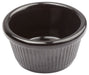 2oz Fluted Ramekins, Black (8 Dozen)-cityfoodequipment.com
