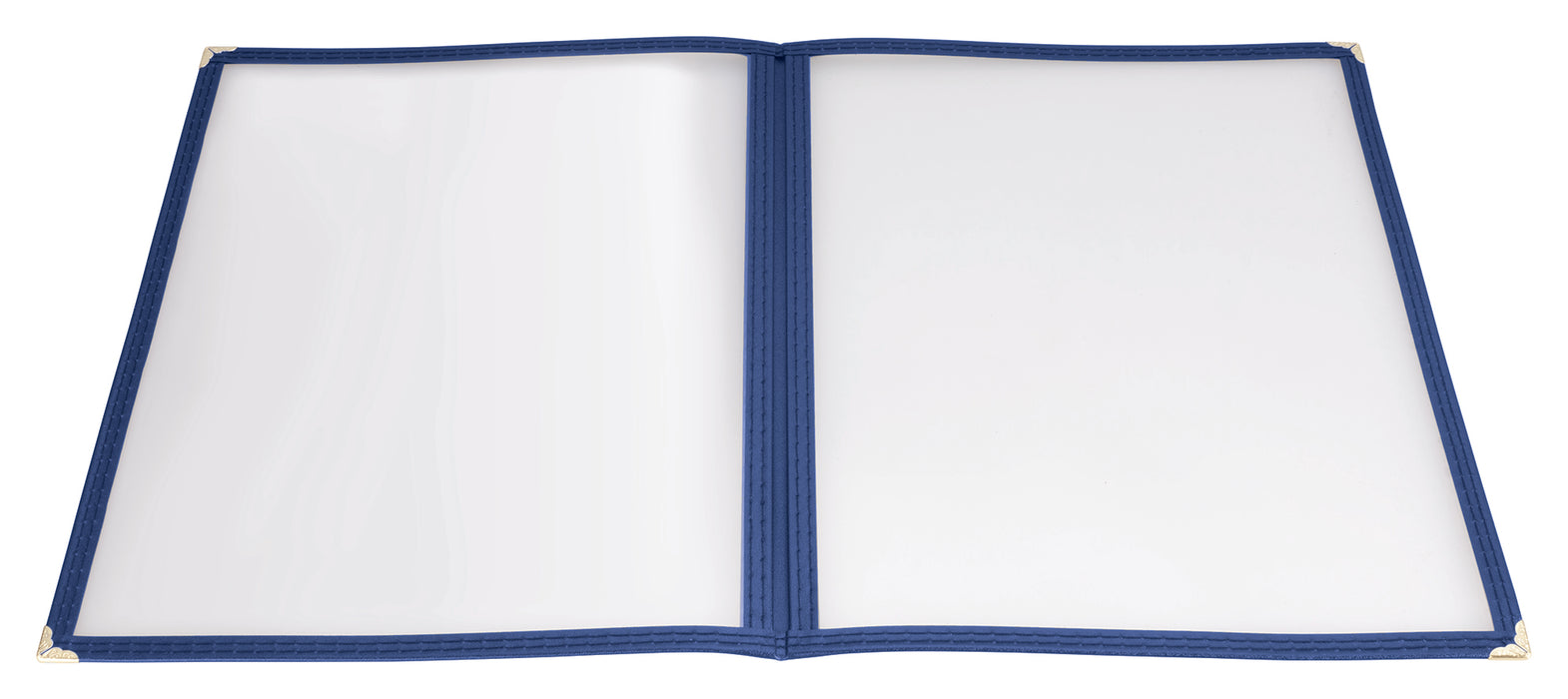 Menu Cover, Double Fold, 9-3/8" x 12-1/8", Blue (25 Each)-cityfoodequipment.com