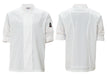 Ventilated Chef Jacket, Roll-Tab Sleeve, White, L (12 Each)-cityfoodequipment.com