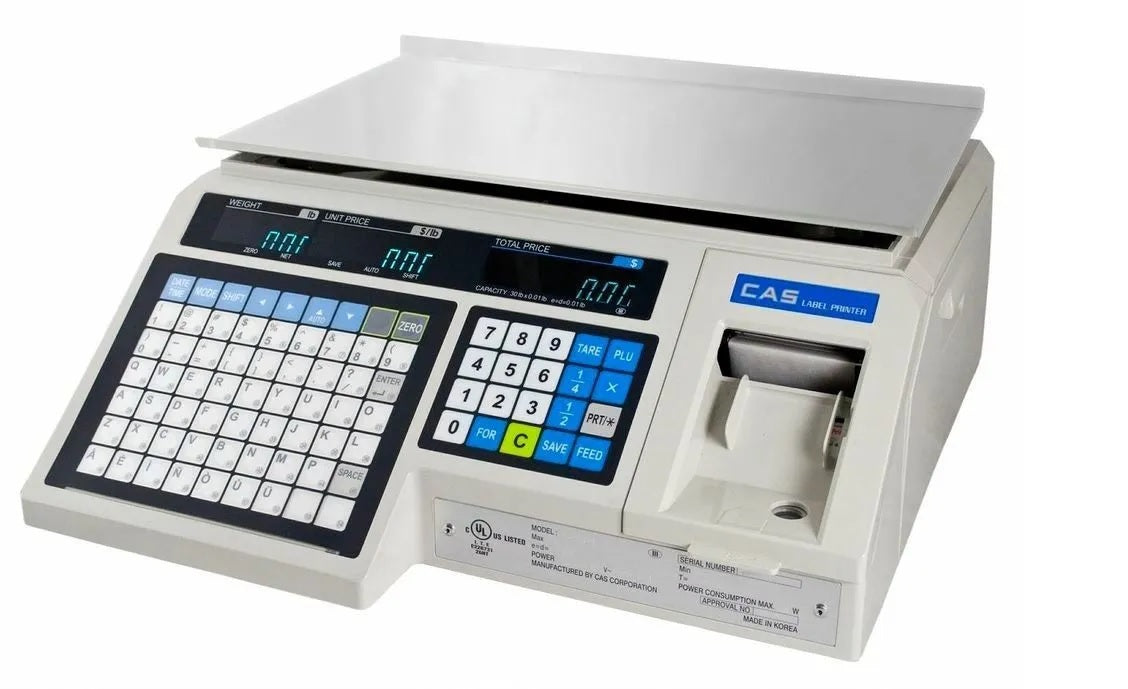 CAS LP-1000N 30-Lb. Printer Scale — City Food Equipment