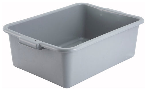 7" Dish Box, Standard Weight, Gray (6 Each)-cityfoodequipment.com