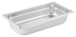 Anti-jam Steam Pan, 1/3 Size, 2-1/2", 24 Ga S/S (12 Each)-cityfoodequipment.com
