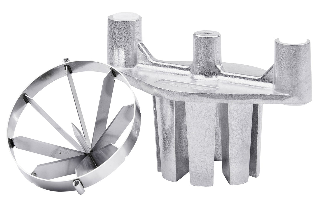 8-Section Wedger,Blade and 2 screws Replacement for FWS- Series (1 Set)-cityfoodequipment.com