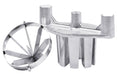 8-Section Wedger,Blade and 2 screws Replacement for FWS- Series (1 Set)-cityfoodequipment.com
