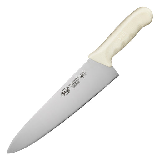 10" Cook's Knife, White PP Hdl (6 Each)-cityfoodequipment.com