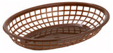 Fast Food Baskets, Oval, 9-1/2" x 5" x 2", Brown (3 Dozen)-cityfoodequipment.com