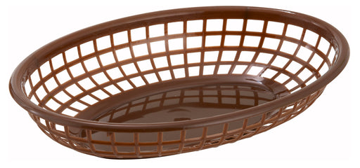 Fast Food Baskets, Oval, 9-1/2" x 5" x 2", Brown (3 Dozen)-cityfoodequipment.com