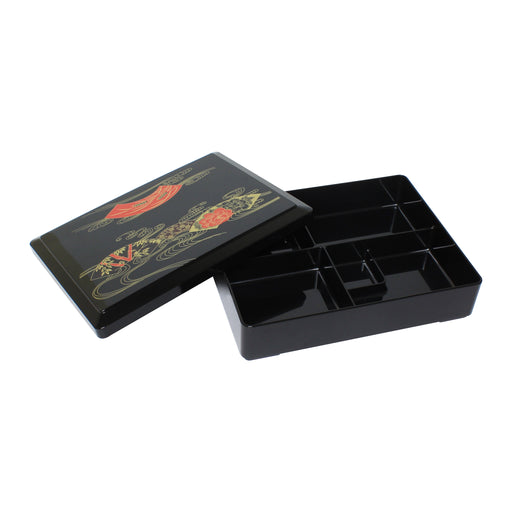 Thunder Group JPRB002 5 Compartment Bento Box w/ Fixed Tray - 24, (each)-cityfoodequipment.com