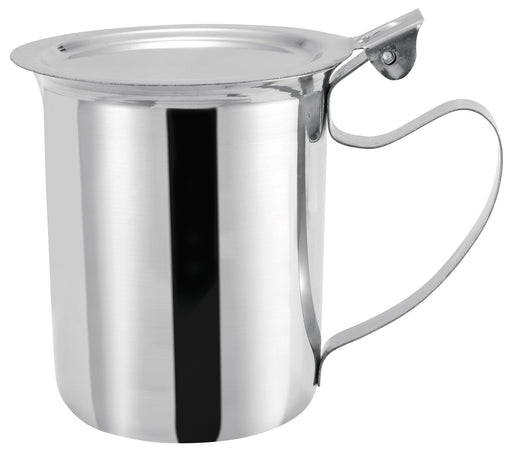 10oz Creamer Server, Stackable Cover, S/S (12 Each)-cityfoodequipment.com