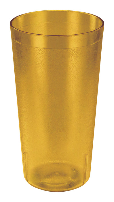 32oz Pebbled Tumblers, Amber (2 Dozen)-cityfoodequipment.com