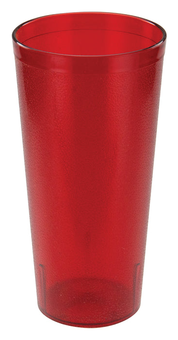 20oz Pebbled Tumblers, Red (2 Dozen)-cityfoodequipment.com