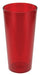 20oz Pebbled Tumblers, Red (2 Dozen)-cityfoodequipment.com