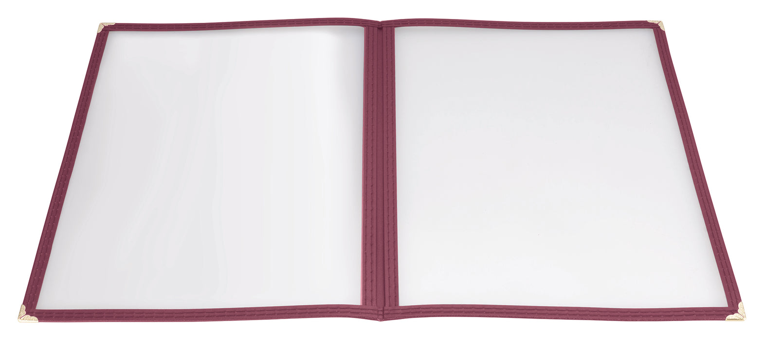 Menu Cover, Double Fold, 9-9/16" x 15", Burgundy (25 Each)-cityfoodequipment.com