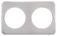 Adaptor Plate, Two 8-3/8" Holes, S/S (5 Each)-cityfoodequipment.com