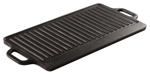 Reversible Griddle/Grill, Cast Iron, 20" x 9.5" (4 Each)-cityfoodequipment.com