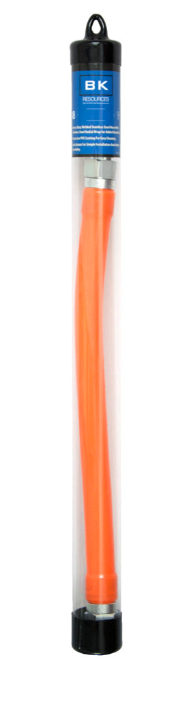 1" X 24" Gas Hose Only in POP Merchandising Plastic Tube-cityfoodequipment.com