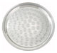 16" Service Tray, Round, S/S, Swirl Pattern (12 Each)-cityfoodequipment.com
