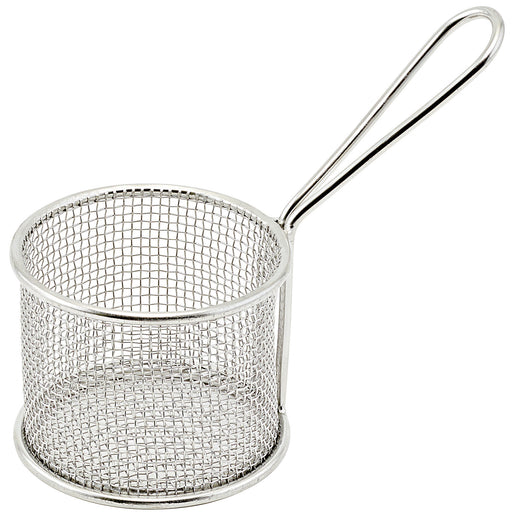 Mini Fry Basket - Round, 3-3/4" Dia x 2-7/8" (12 Each)-cityfoodequipment.com