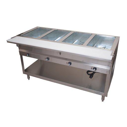 BK-Resources Open Well Electric Steam Table (4) Well - 120V 2000W-cityfoodequipment.com