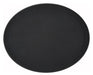 22" x 27" Easy Hold Rubber Lined Tray, Black, Oval (6 Each)-cityfoodequipment.com