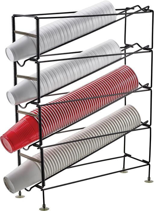 4-Tier Cup Dispensing Rack (2 Each)-cityfoodequipment.com