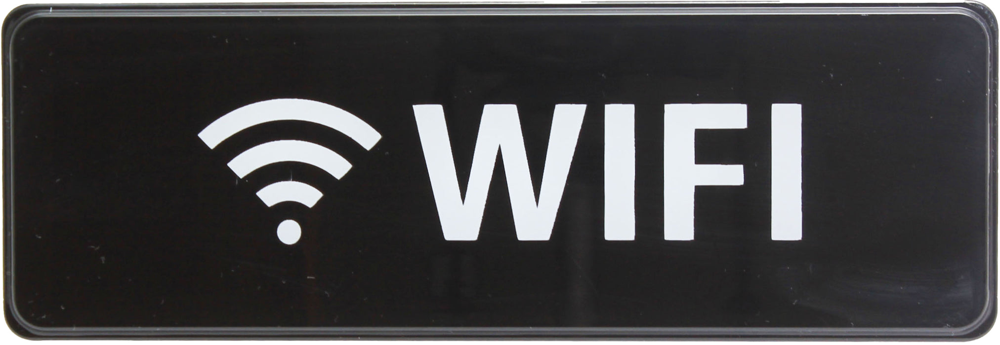Sign 9" x 3" x 1/8", Wifi QTY-12-cityfoodequipment.com