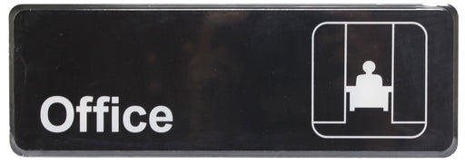 Sign 9" x 3" x 1/8", Office QTY-12-cityfoodequipment.com
