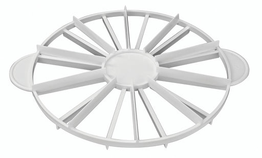 Double-sided Cake Marker, 10 & 12 Slices, White (12 Each)-cityfoodequipment.com
