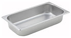 Straight-sided Steam Pan, 1/3 Size, 2-1/2", 25 Ga S/S (12 Each)-cityfoodequipment.com