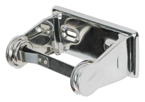Toilet Tissue Holder, Single Roll, Chrome Plated (12 Each)-cityfoodequipment.com