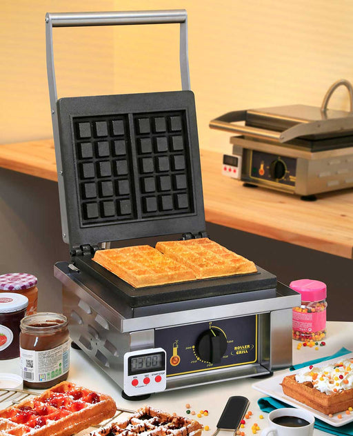 Equipex Ges10 Waffle Baker, Electric, Single, Cast Iron-cityfoodequipment.com