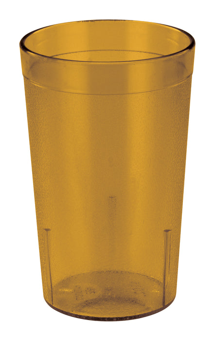 9-1/2oz Pebbled Tumblers, Amber (6 Dozen)-cityfoodequipment.com
