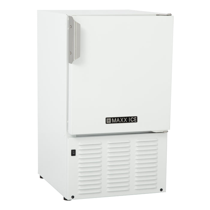 Maxx Ice Compact Marine Ice Machine/Boat and RV Ice Maker, in White-cityfoodequipment.com