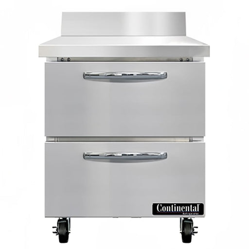 Continental SW27NBS-D 27" Worktop Refrigerator w/ (1) Section, 115v-cityfoodequipment.com