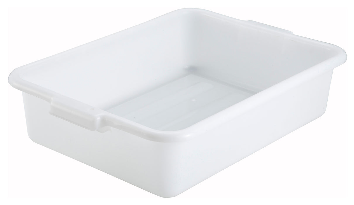 5" Dish Box, Standard Weight, White (12 Each)-cityfoodequipment.com