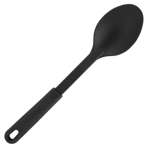 Solid Spoon, Nylon, Heat Resistant (12 Each)-cityfoodequipment.com